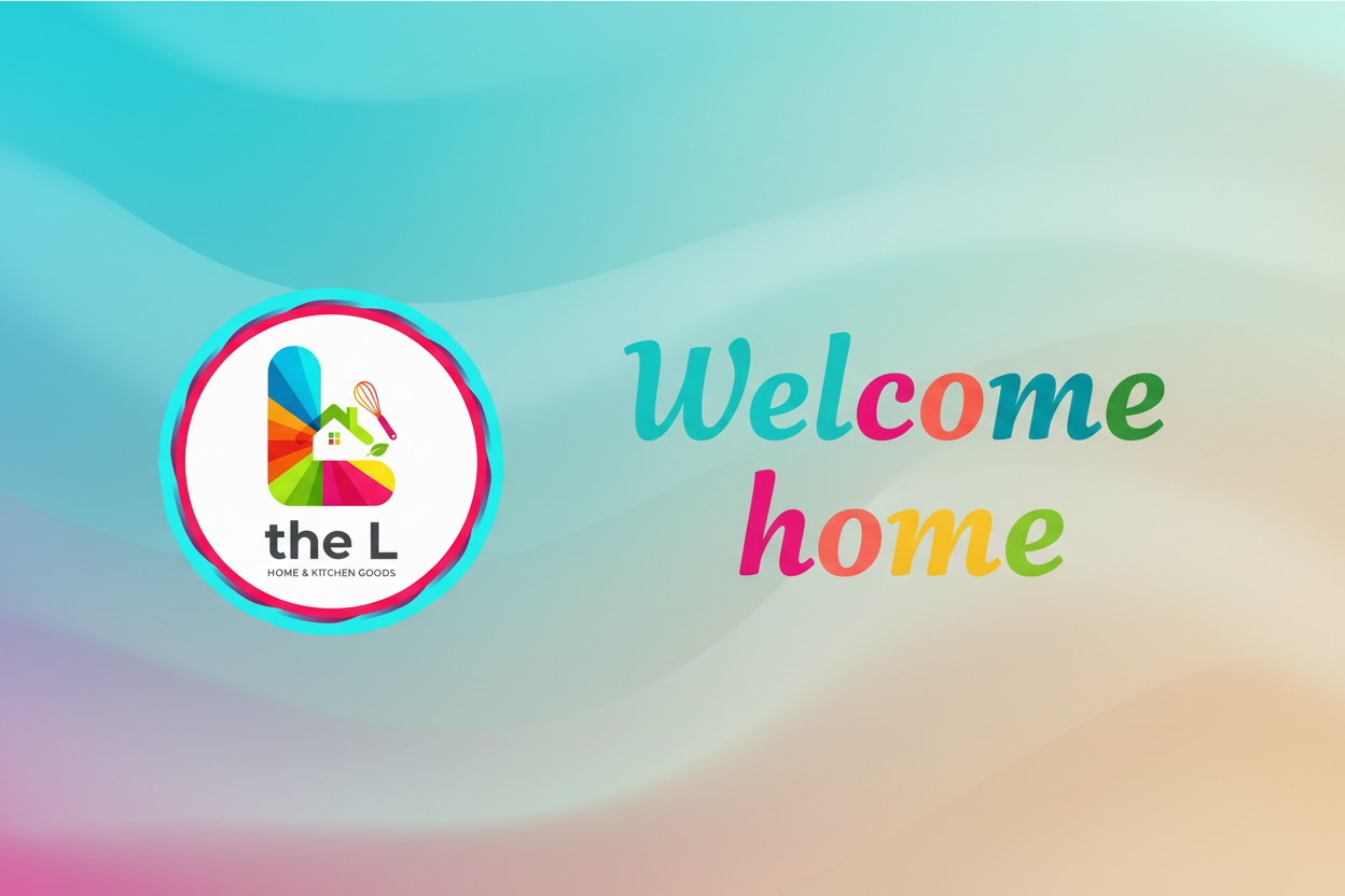 Welcome home banner with the L logo